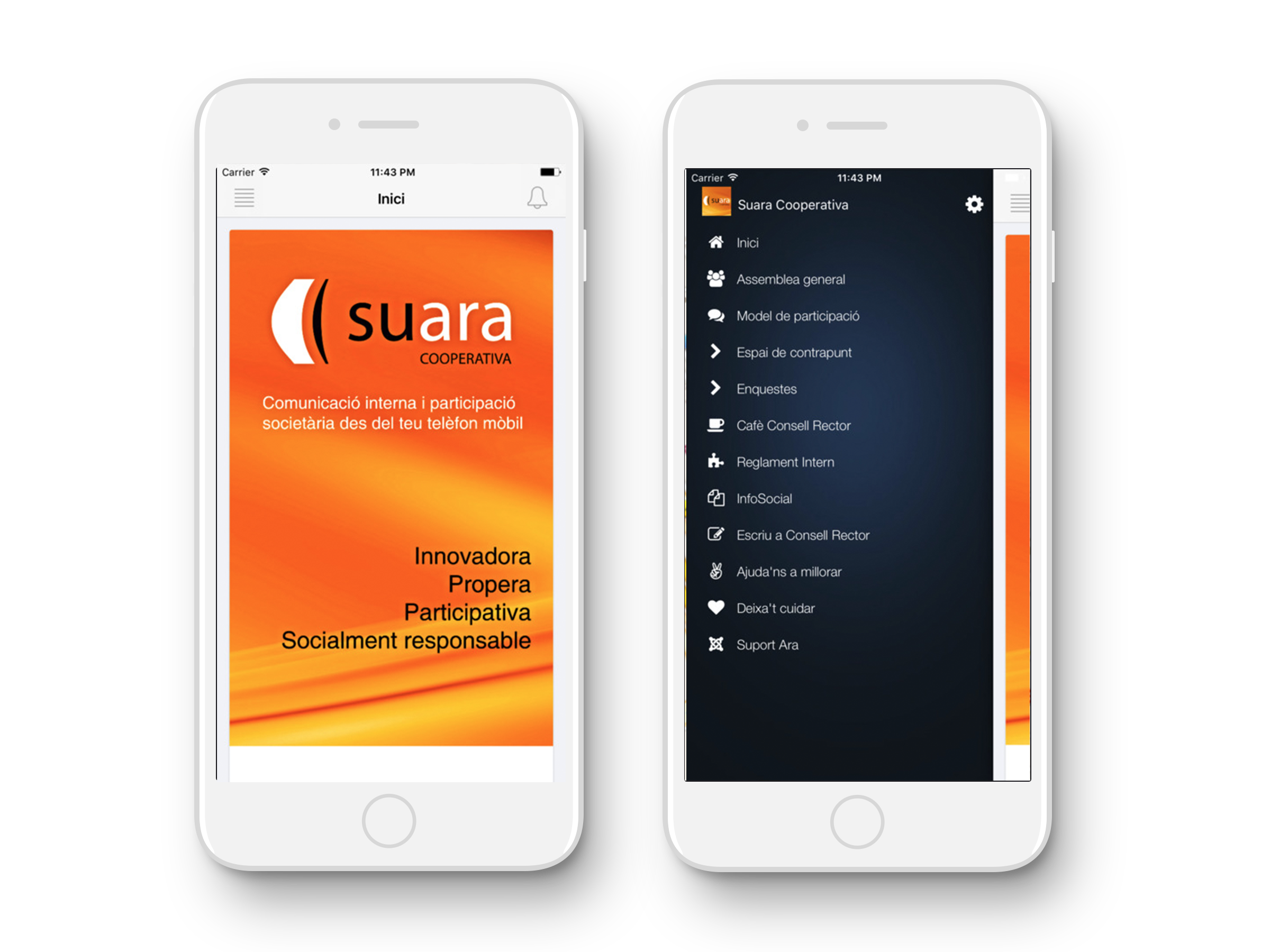 APP SUARA para IOS y Android